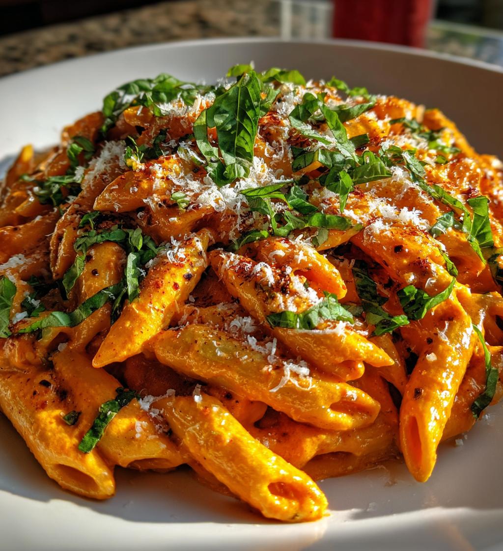 creamy penne alla vodka recipe - detail 1