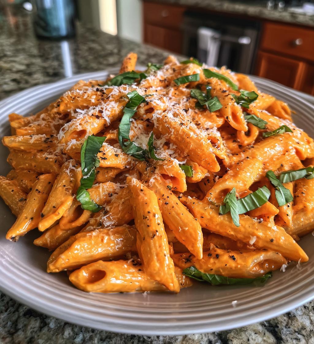 creamy penne alla vodka recipe