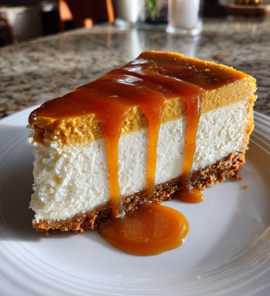 creamy pumpkin cheesecake recipe - detail 1