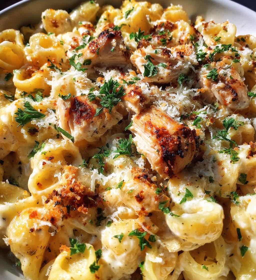creamy ranch chicken pasta recipe - detail 1