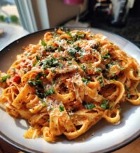 creamy tomato basil pasta recipe