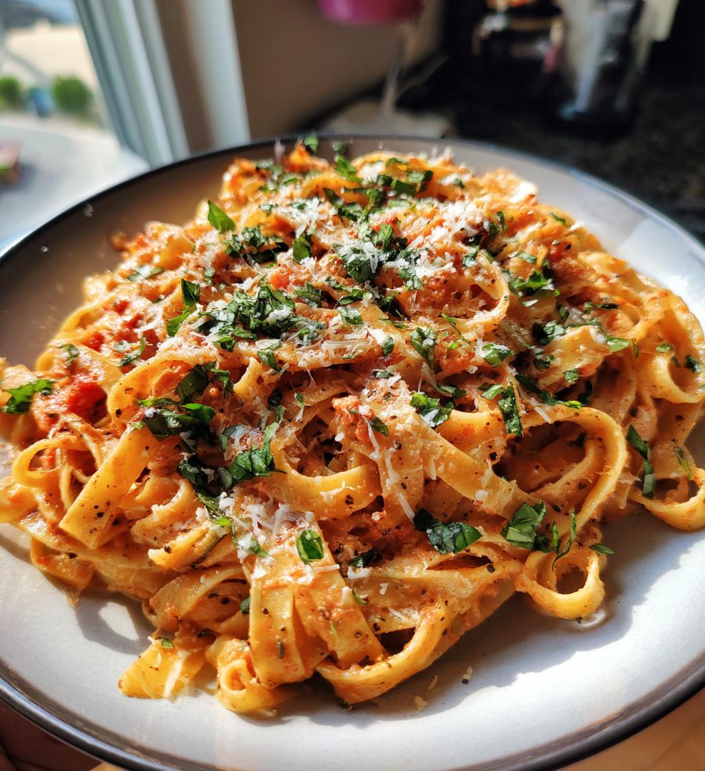 creamy tomato basil pasta recipe