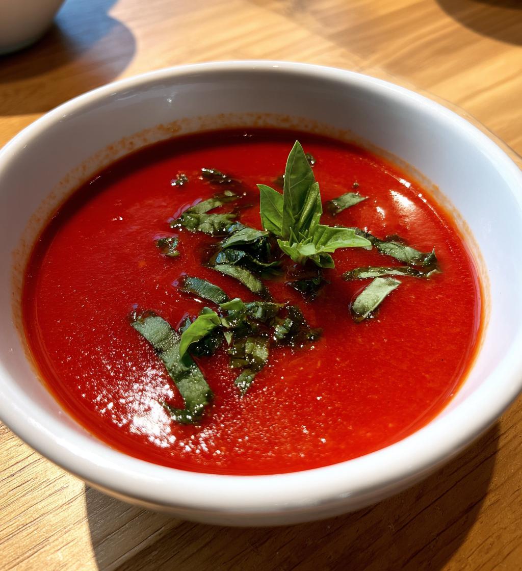 creamy tomato basil soup recipe