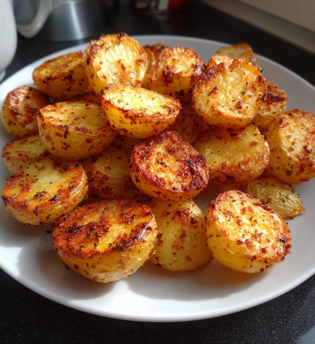 crispy air fryer baby potatoes