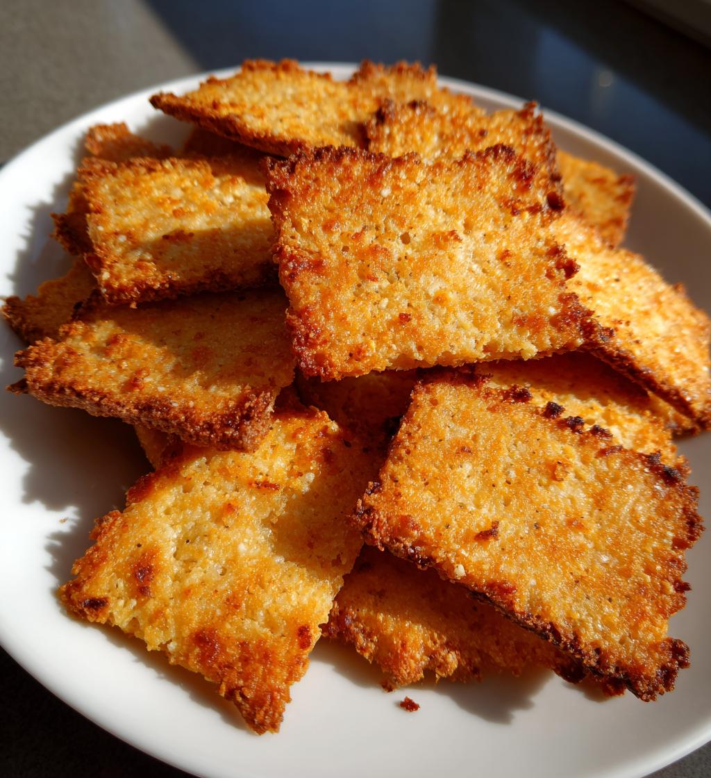 crispy almond flour crackers recipe - detail 1
