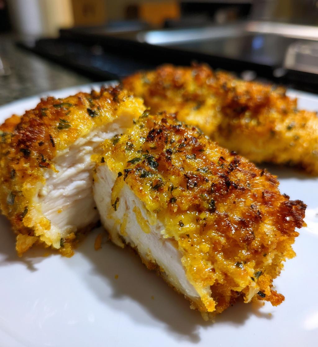 crispy cheddar chicken