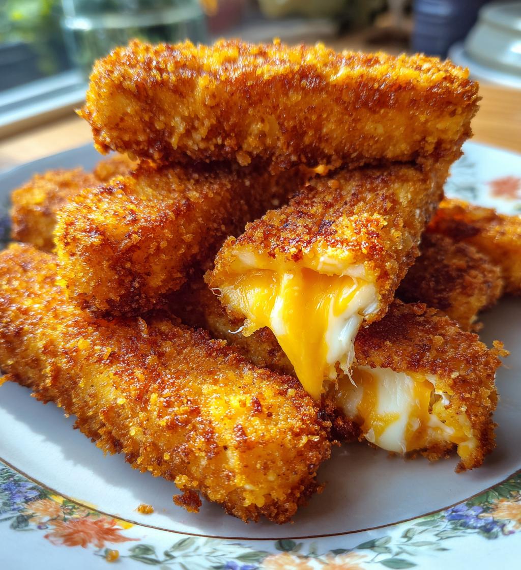 crispy cheese sticks recipe