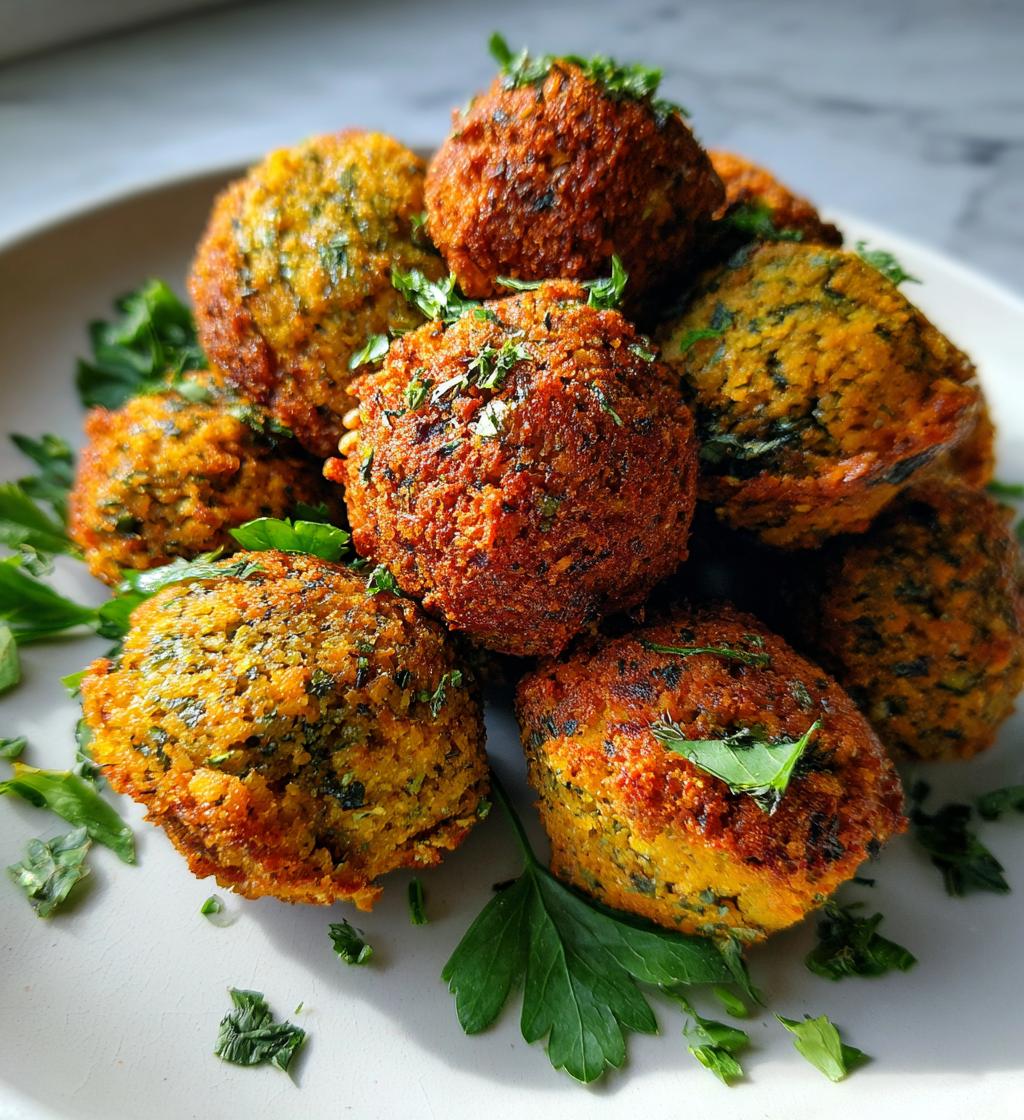 crispy falafel balls recipe - detail 1