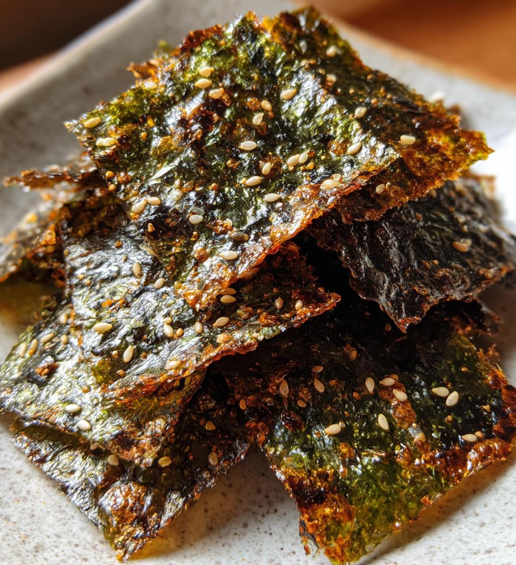 crispy seaweed snacks recipe - detail 1