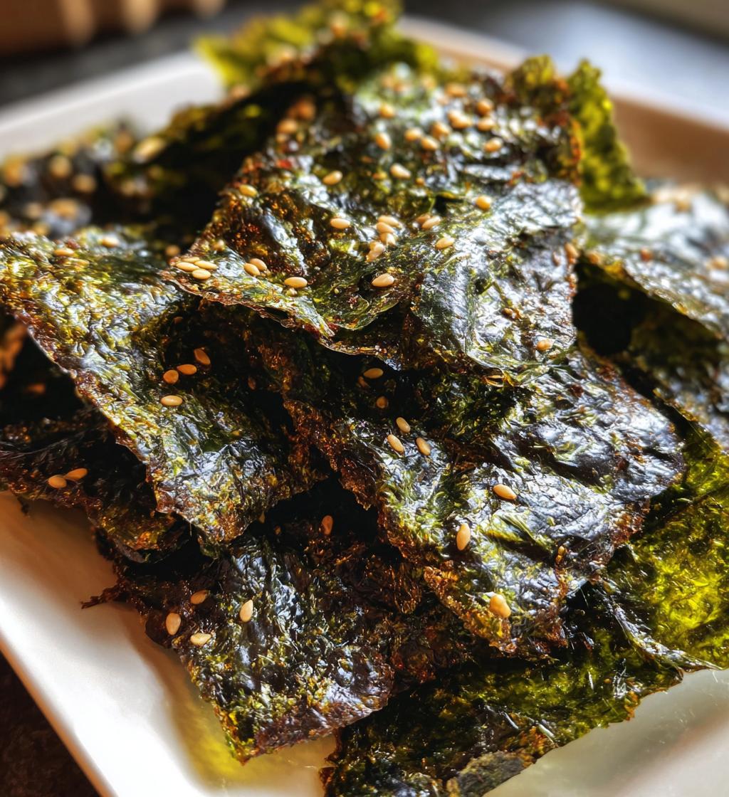 crispy seaweed snacks recipe