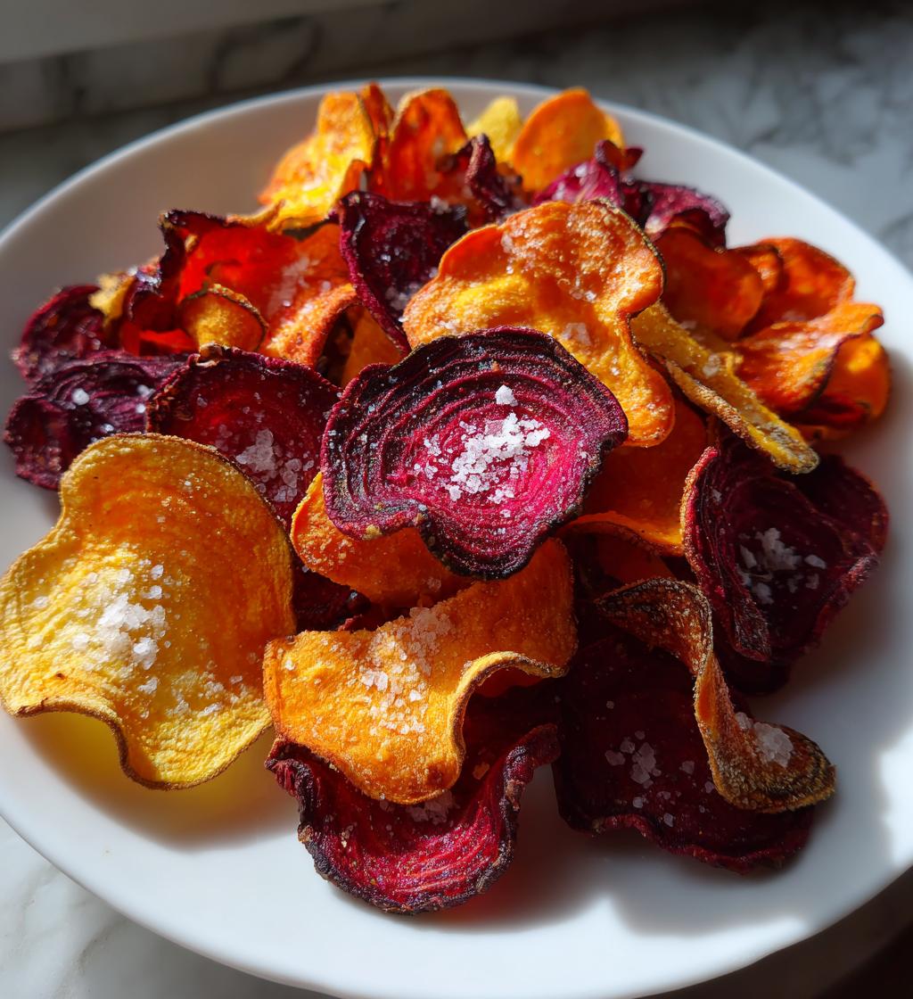 crispy veggie chips beet sweet potato recipe