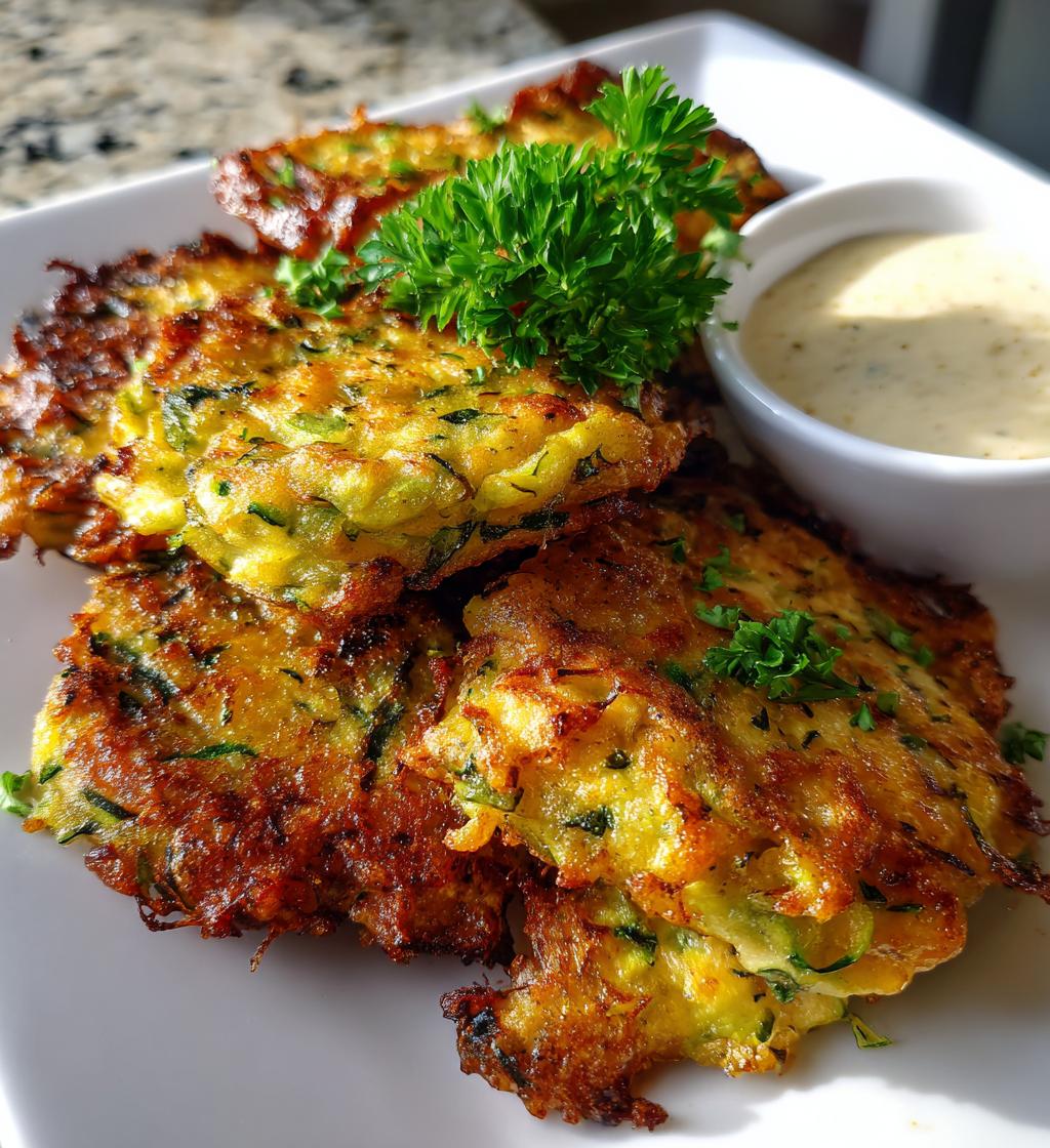 crispy zucchini fritters recipe easy 20 minutes - detail 1