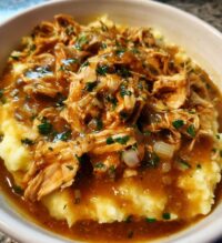 crockpot chicken n gravy recipe