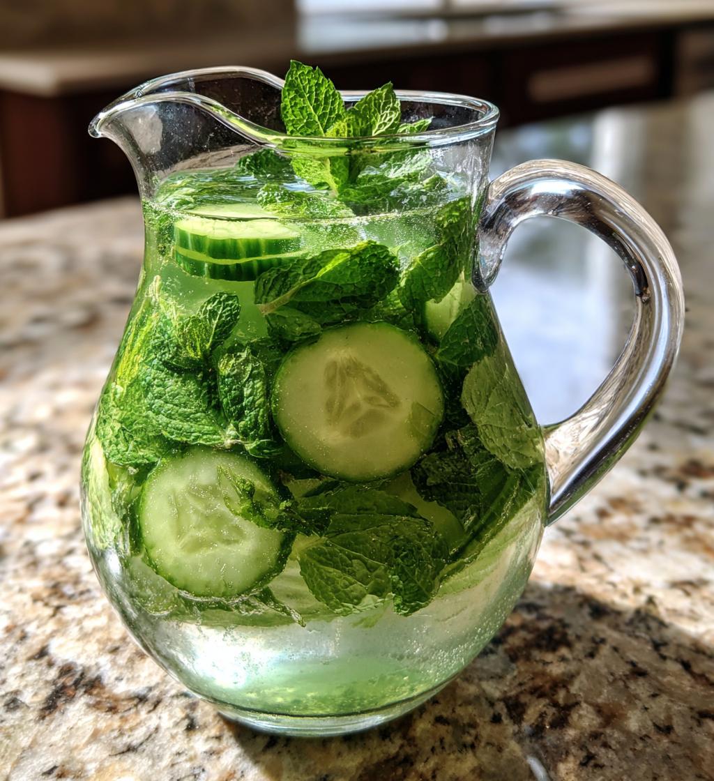 cucumber mint water recipe