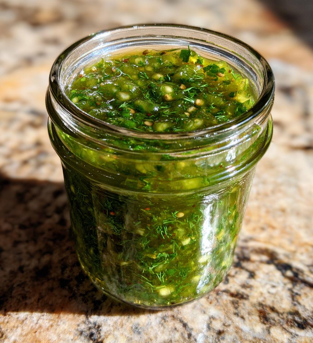 dill pickle hot sauce - detail 1