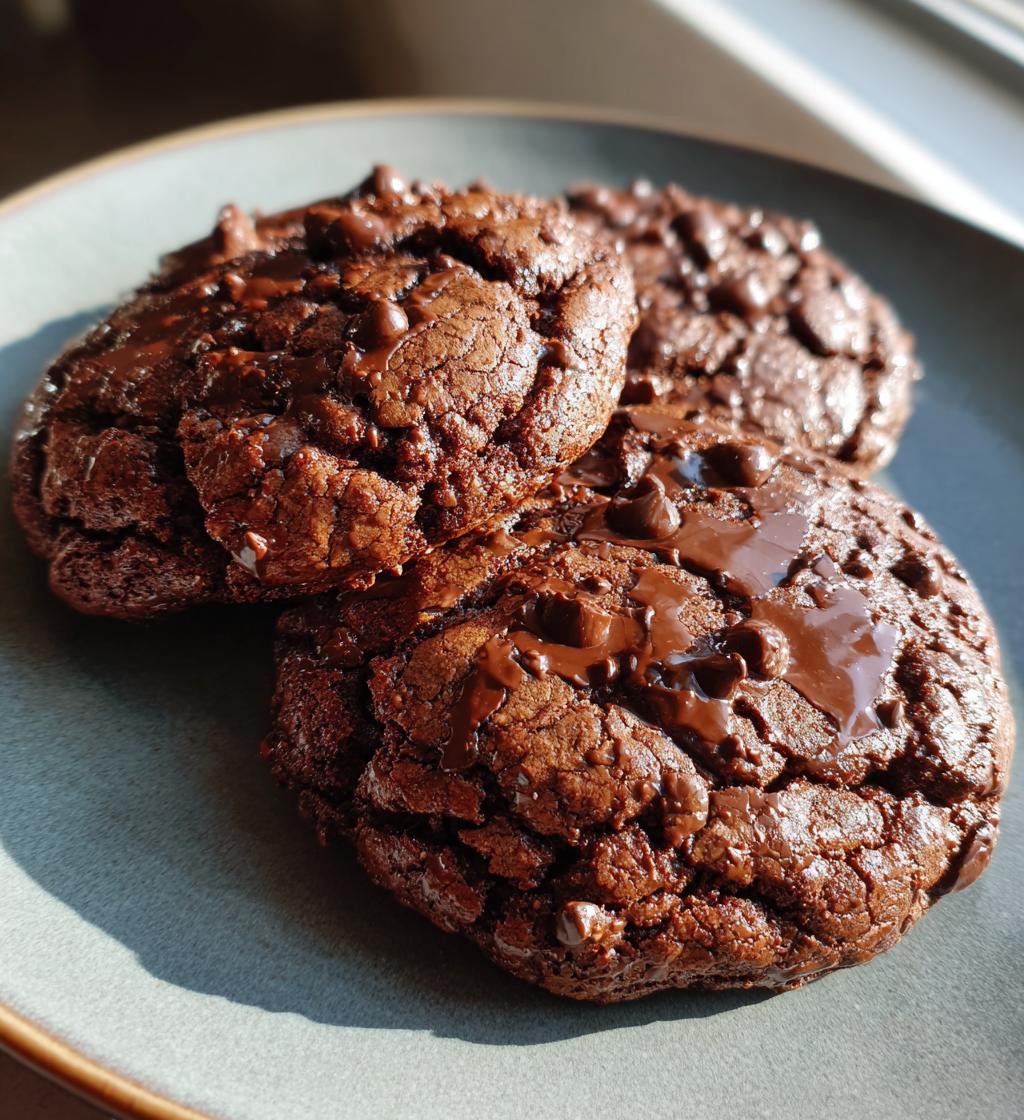 double chocolate cookies