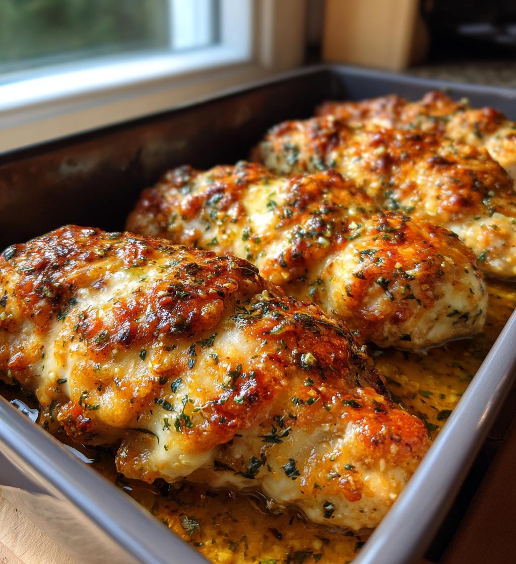 easy 3 ingredient italian chicken