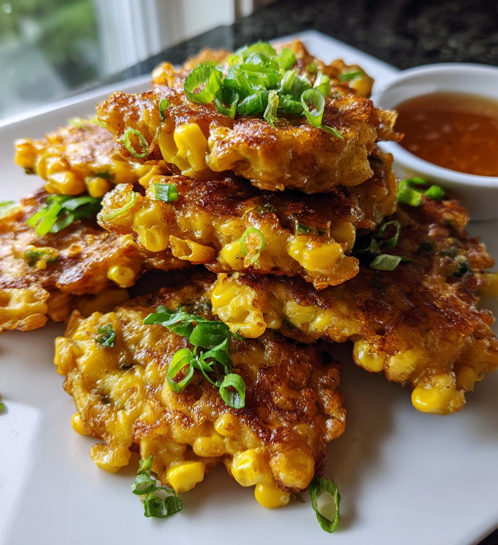 easy and delicious corn fritters - detail 1