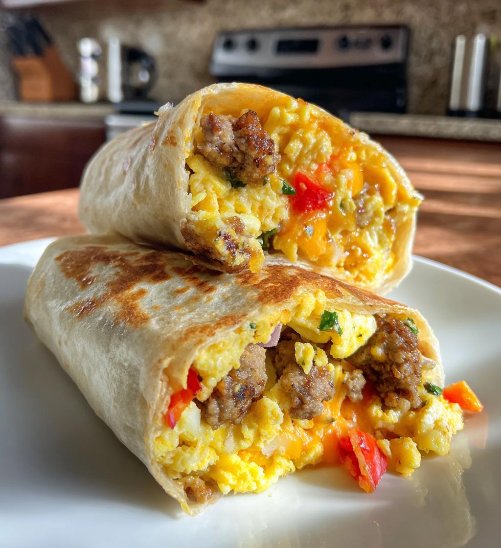 easy breakfast burrito recipe