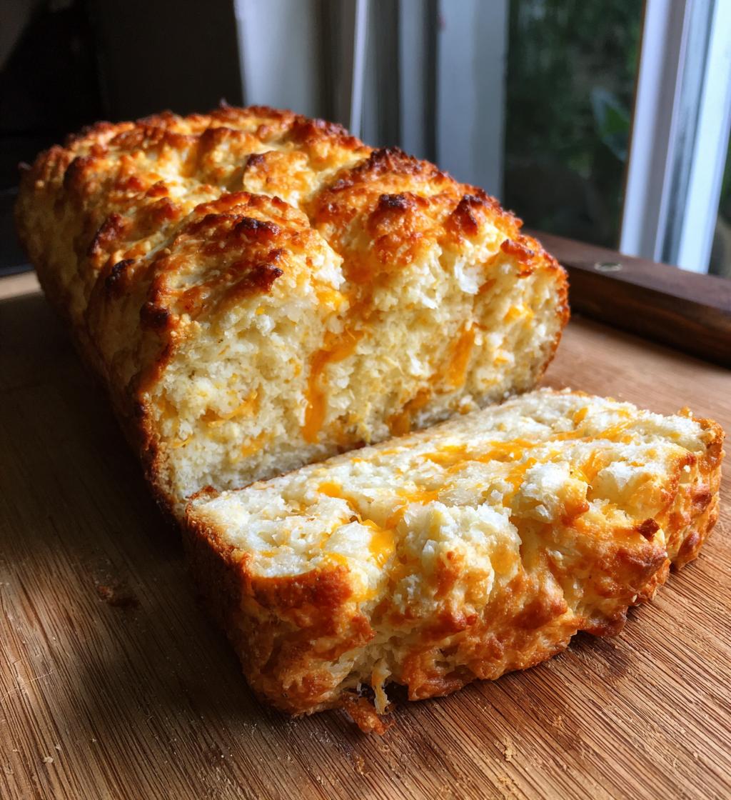 easy cheesy biscuit loaf