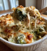 easy chicken alfredo casserole