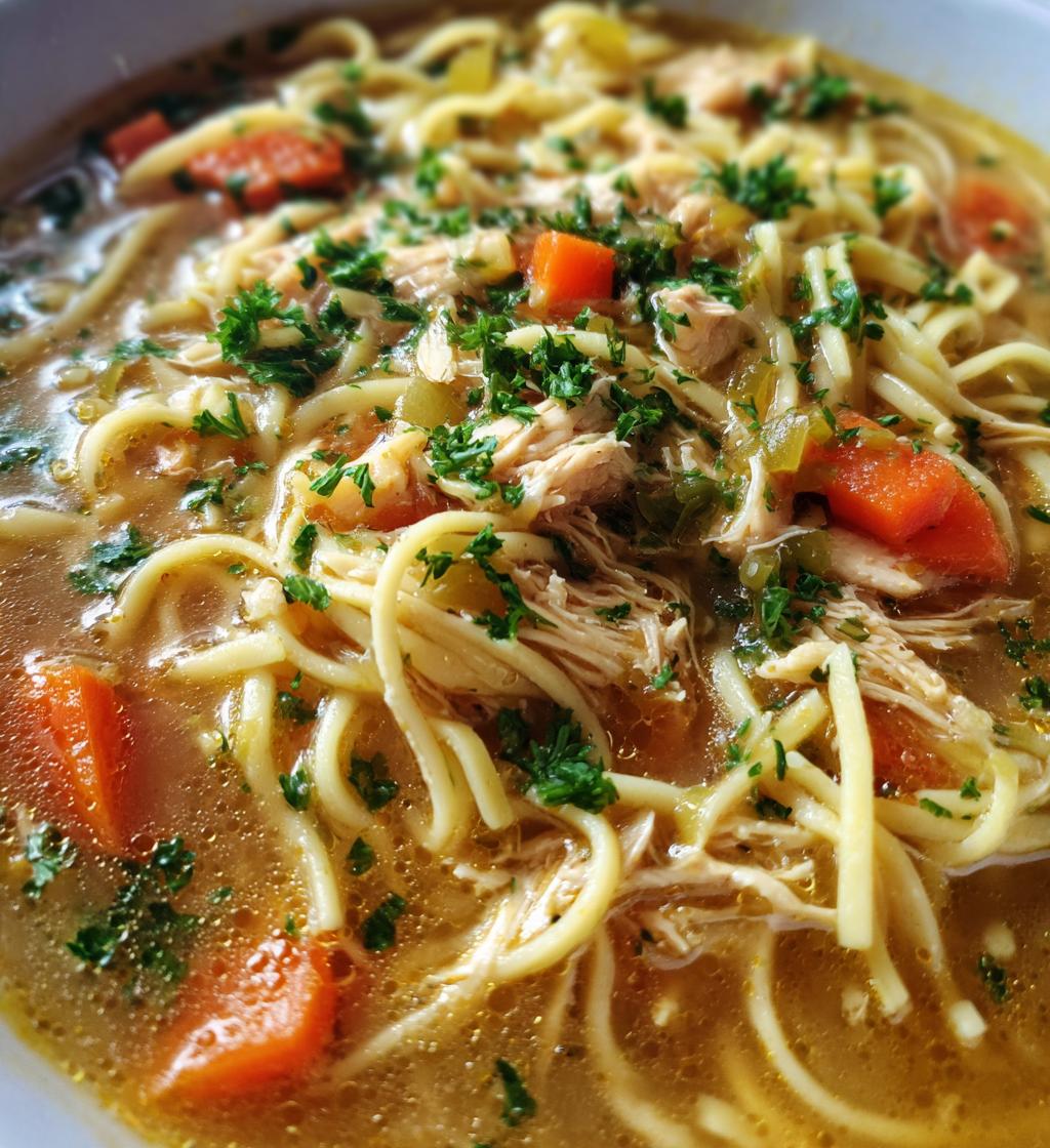 easy chicken noodle soup recipe