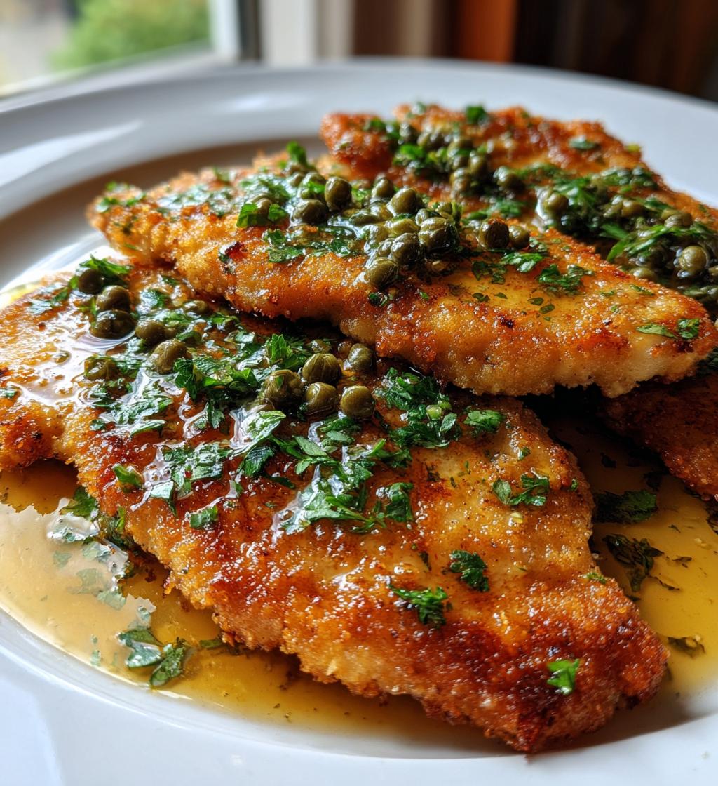easy chicken piccata - detail 1