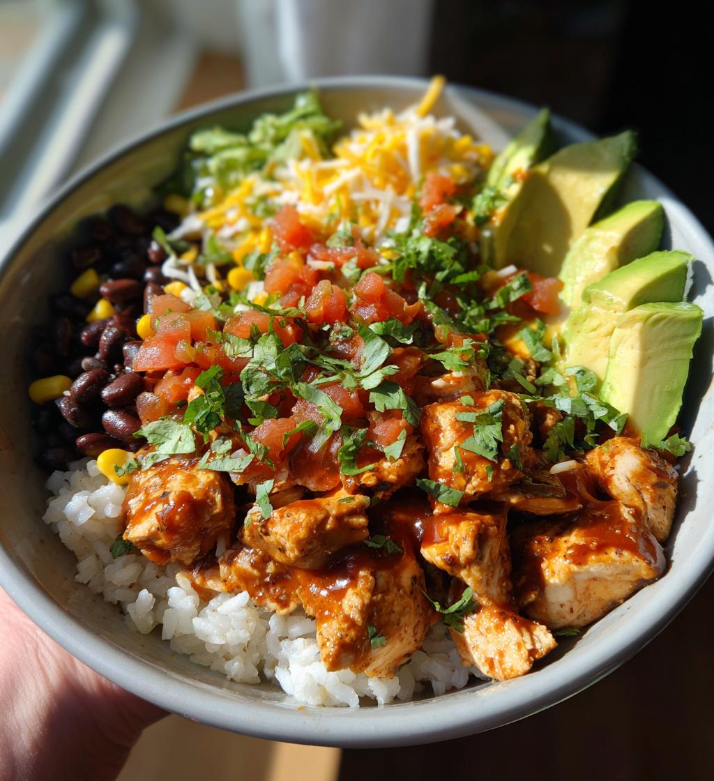 easy chipotle chicken bowl recipe - detail 1