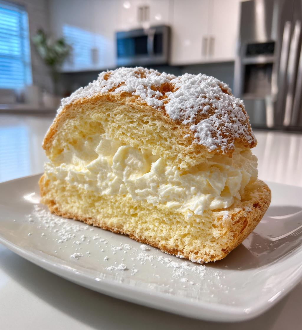 easy cream puff cake - detail 1