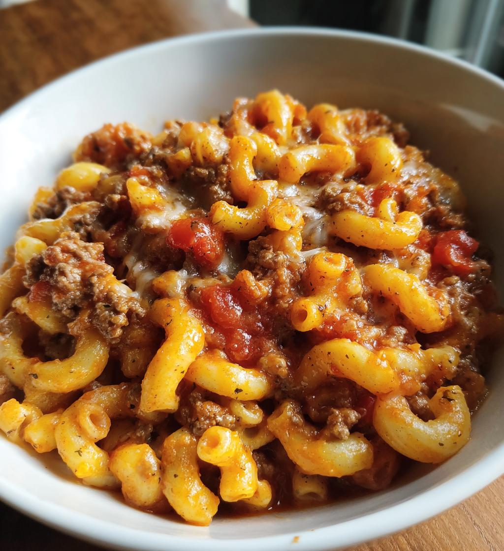 easy homemade beefaroni - detail 1