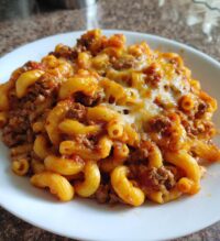 easy homemade beefaroni