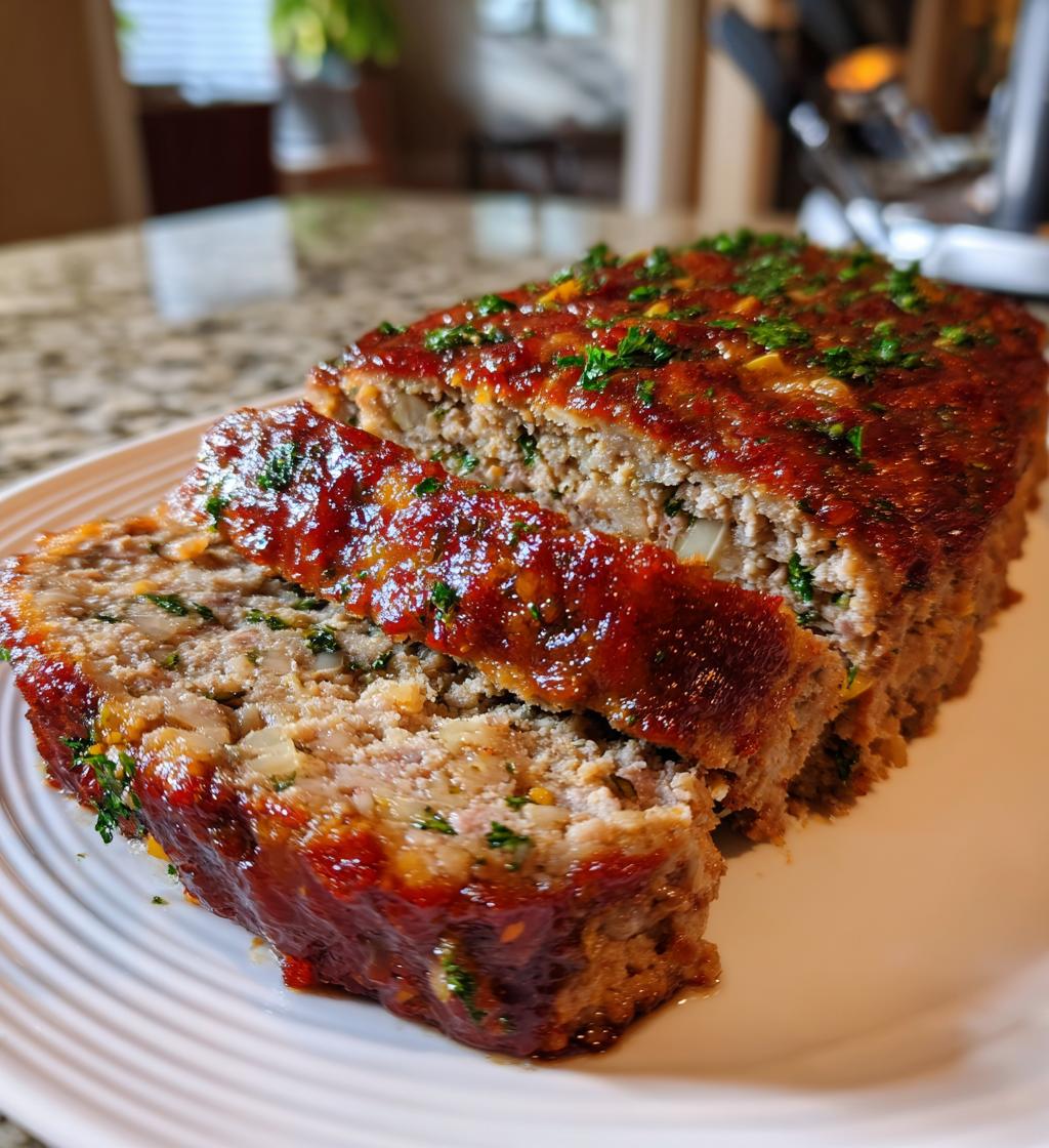 easy italian meatloaf - detail 1