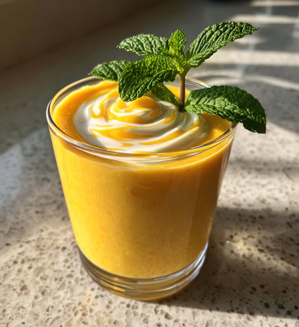 easy mango smoothie recipe