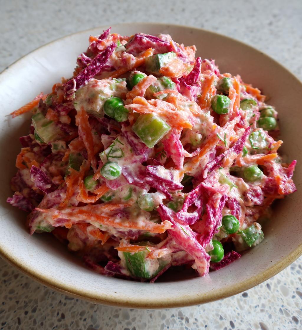 easy russian beet salad recipe - detail 1