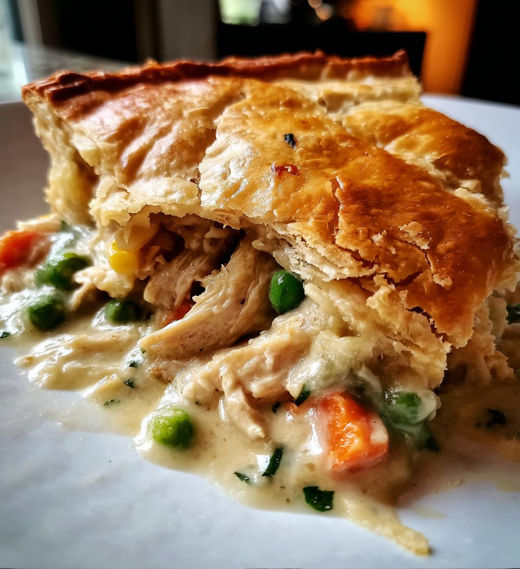 easy skillet chicken pot pie recipe - detail 1