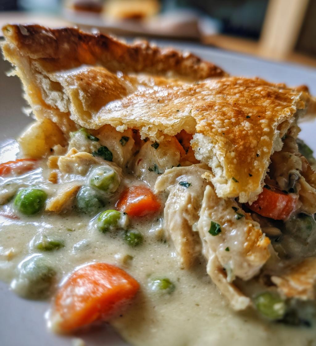 easy skillet chicken pot pie recipe