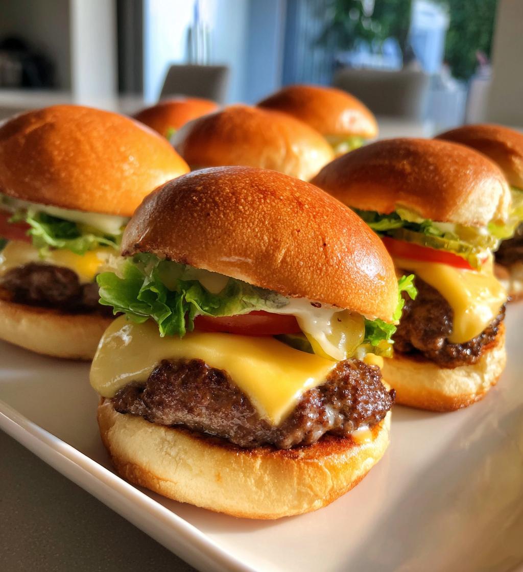 easy sliders recipe mini burgers - detail 1