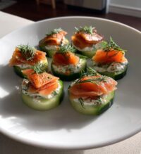 easy smoked salmon bites recipe