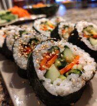 easy veggie sushi rolls recipe