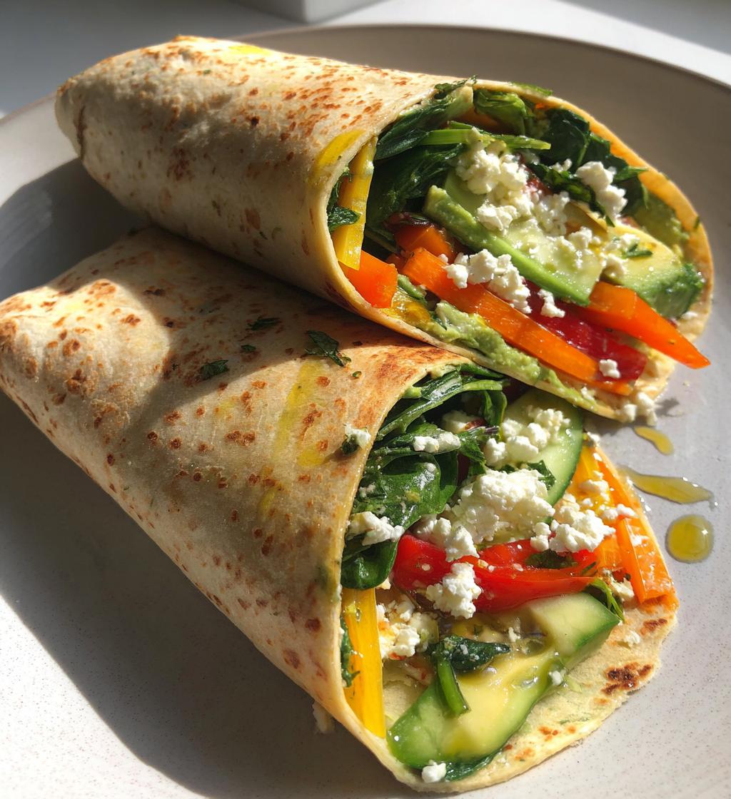 easy veggie wraps recipe