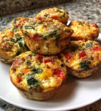 egg white muffins with veggies