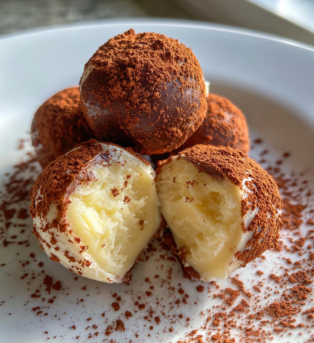 eggnog truffles recipe holiday dessert - detail 1