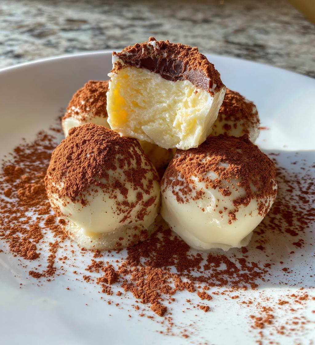 eggnog truffles recipe holiday dessert