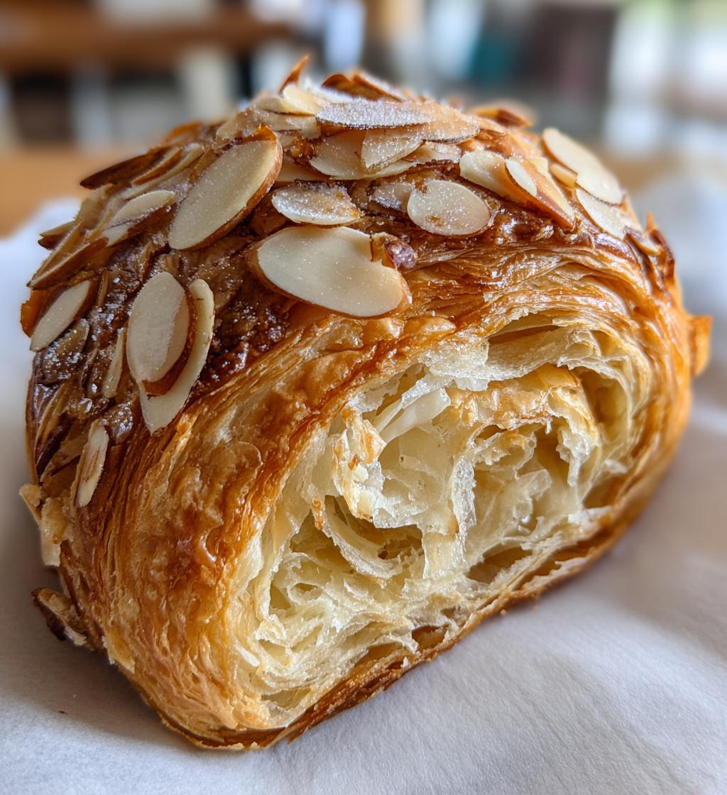 flaky sweet almond pastry - detail 1