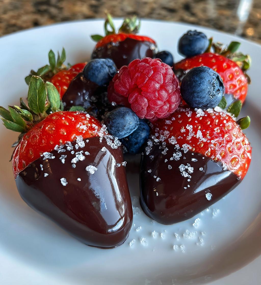 fresh berries with dark chocolate recipe - detail 1