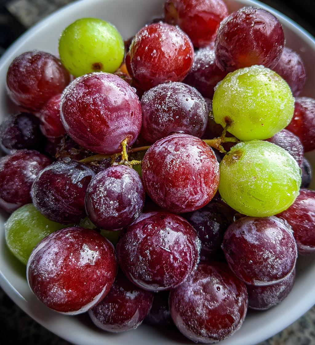 frozen grapes recipe easy refreshing snack - detail 1