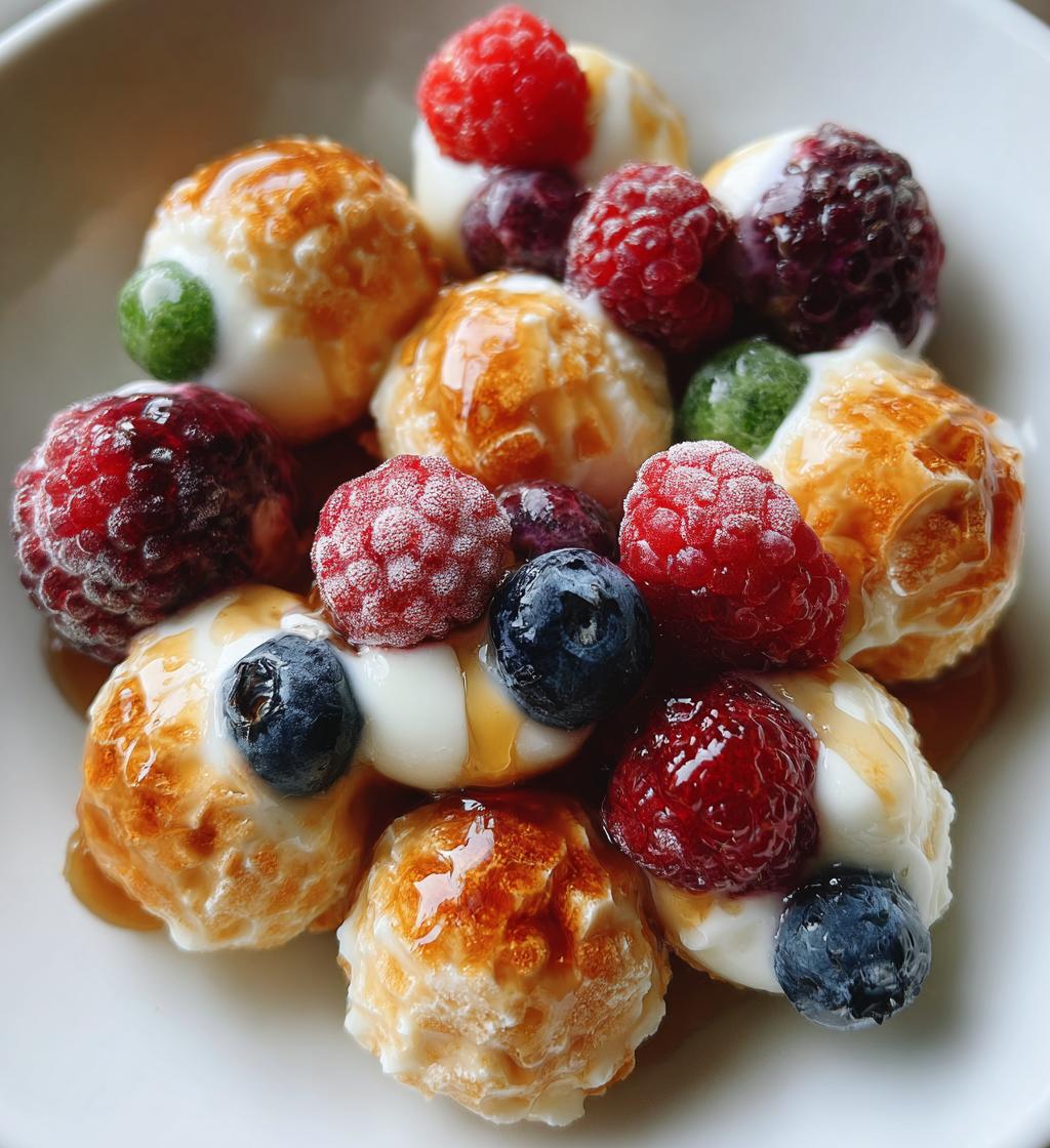 frozen yogurt bites recipe easy healthy snack - detail 1