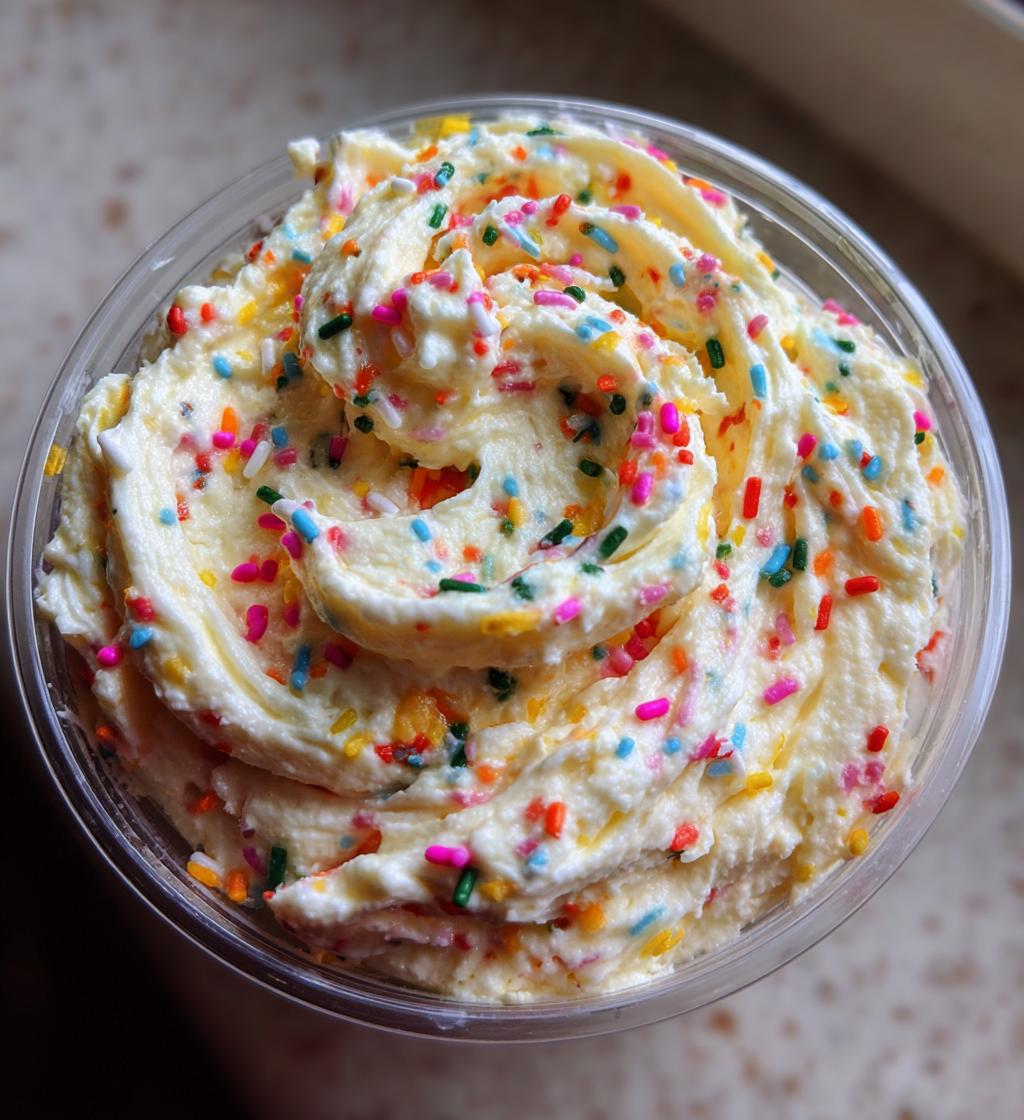 funfetti cake dip - detail 1