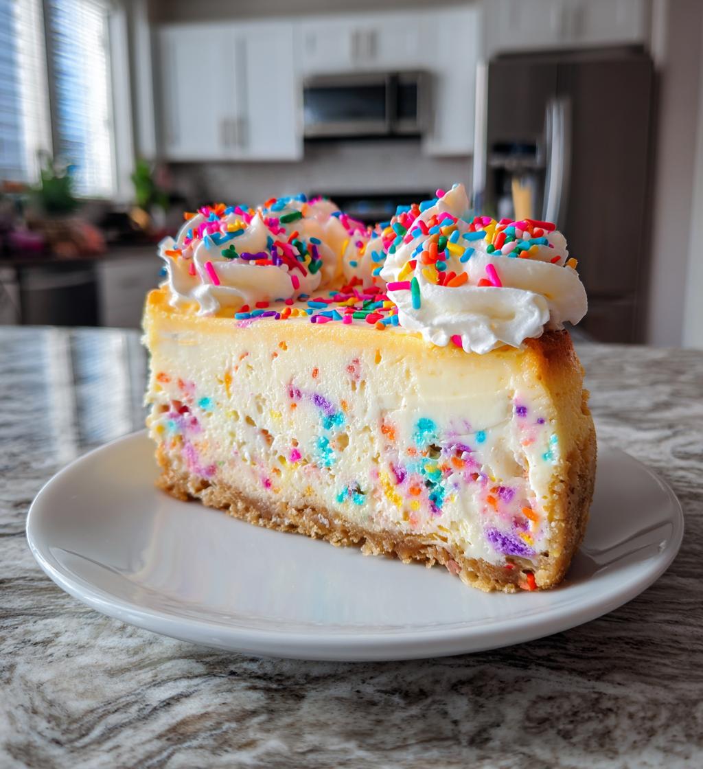funfetti cheesecake recipe easy delicious - detail 1