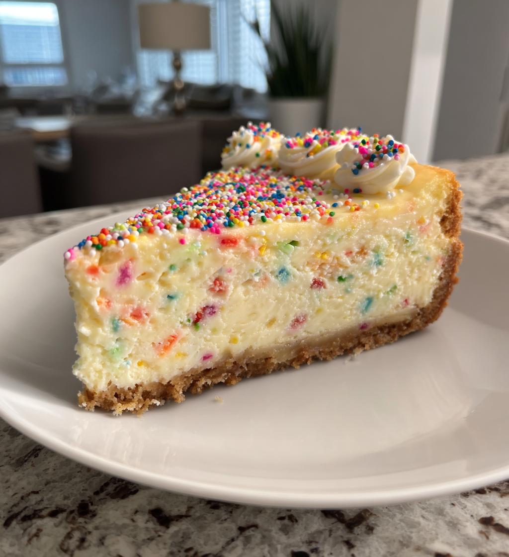 funfetti cheesecake recipe easy delicious